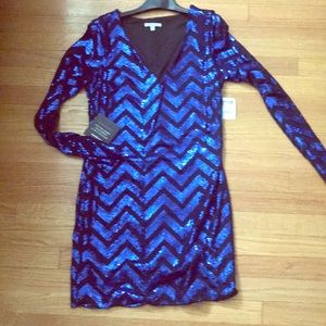 Charlotte Russe Sequins Dress Size M